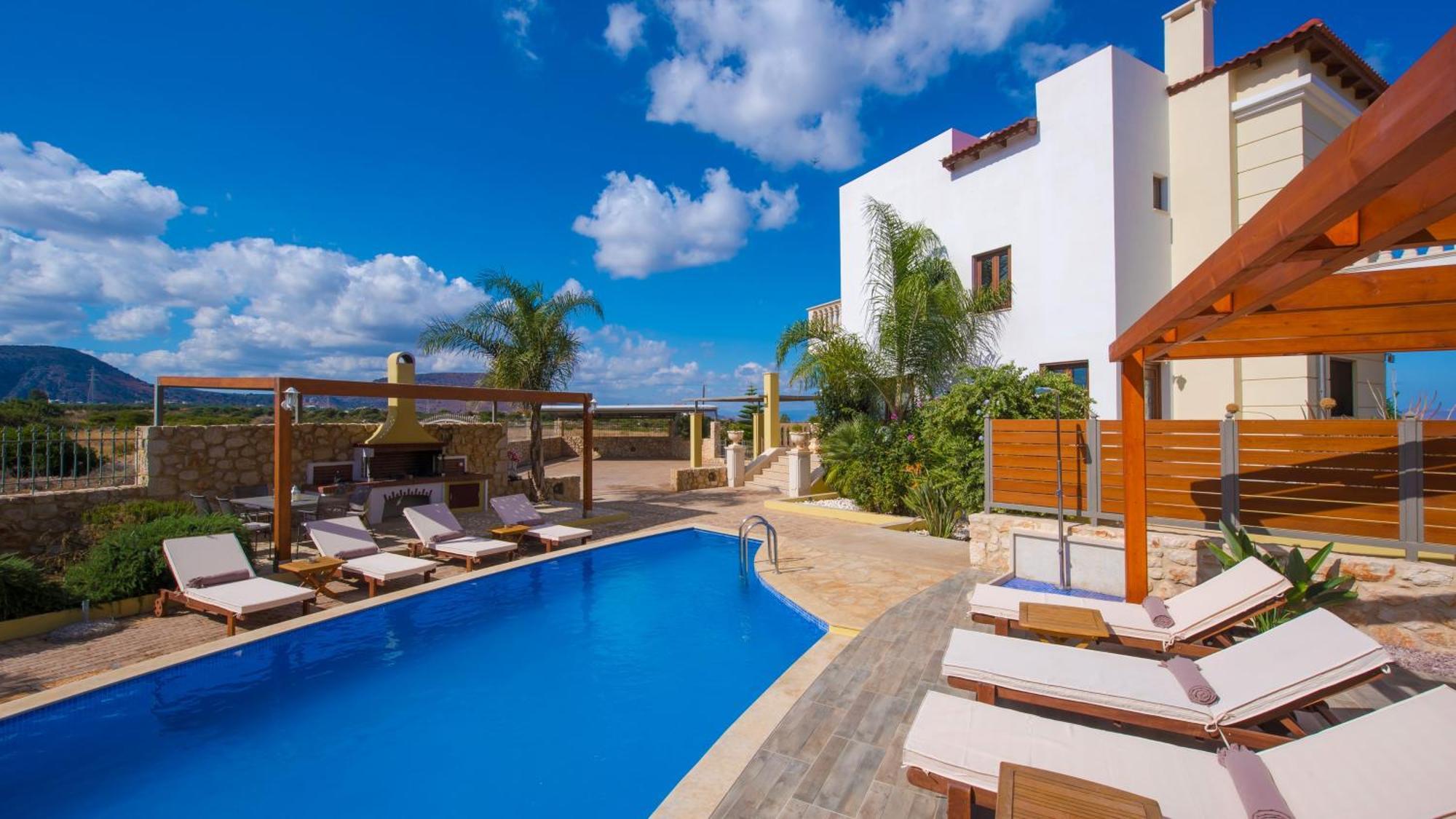 Sunshine Villa With Private Pool By Estia Hersonissos (Crete) Exterior foto