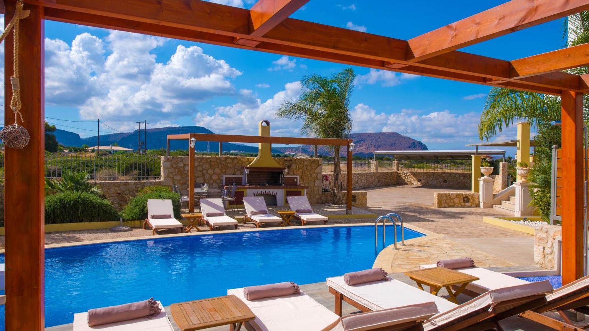 Sunshine Villa With Private Pool By Estia Hersonissos (Crete) Exterior foto